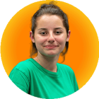 Silke is lesgever Moderne dans bij Moves & fun in Kruisem