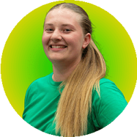 Femke is lesgever van Musicaljazz in dansschool Moves & fun in Kruisem en Ronse