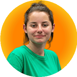 Silke is lesgever Moderne dans bij Moves & fun in Kruisem