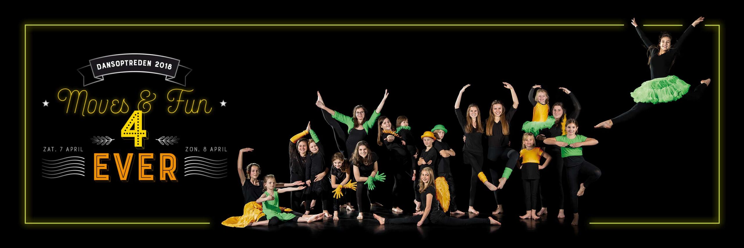 Visual van dansoptreden Moves & fun van 2018